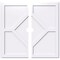 Ekena Millwork Embry Architectural Grade PVC Contemporary Ceiling Medallion, Two Piece, 40"OD x 3"ID x 14"C x 1"P CMP40EY2-03000 - alternate 1